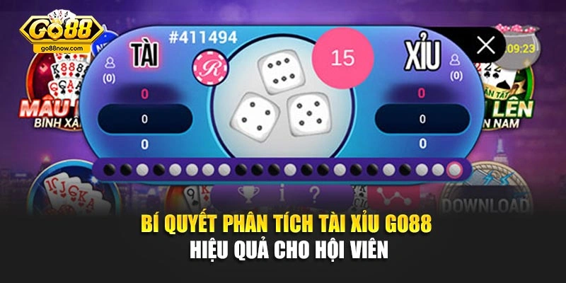 Bí quyết phân tích tài xỉu GO88 hiệu quả cho hội viên