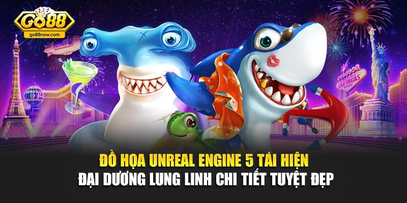 Đồ họa Unreal Engine 5 tái hiện đại dương lung linh chi tiết tuyệt đẹp
